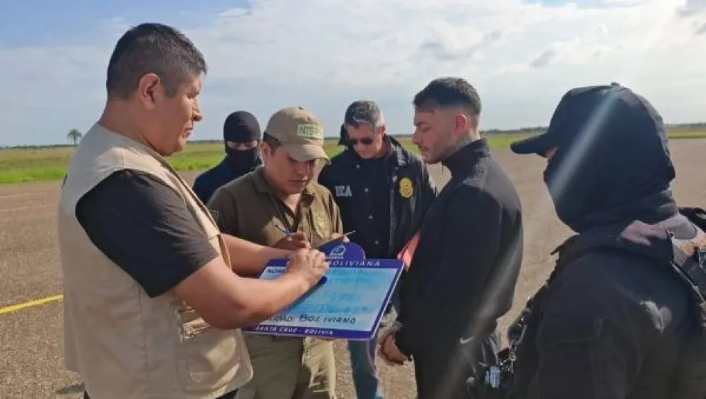 Sebastián Marset fue capturado y expulsado a Estados Unidos el 13 de marzo desde Santa Cruz. Foto archivo