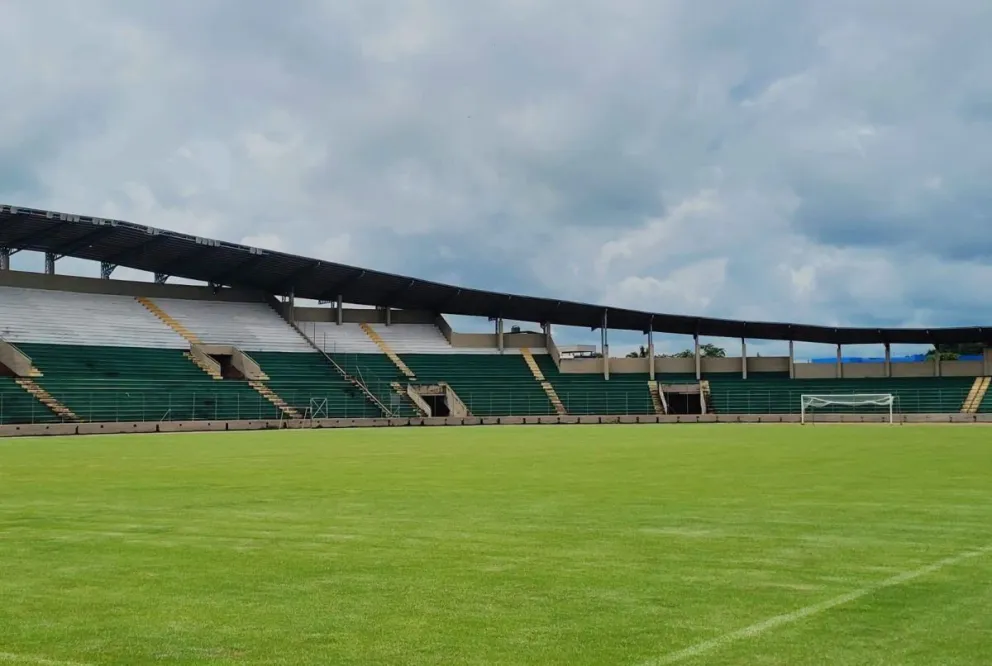 El estadio Roberto Jordán de  Cobija que albergará el duelo amistoso de la Verde con Perú. Foto: LVP