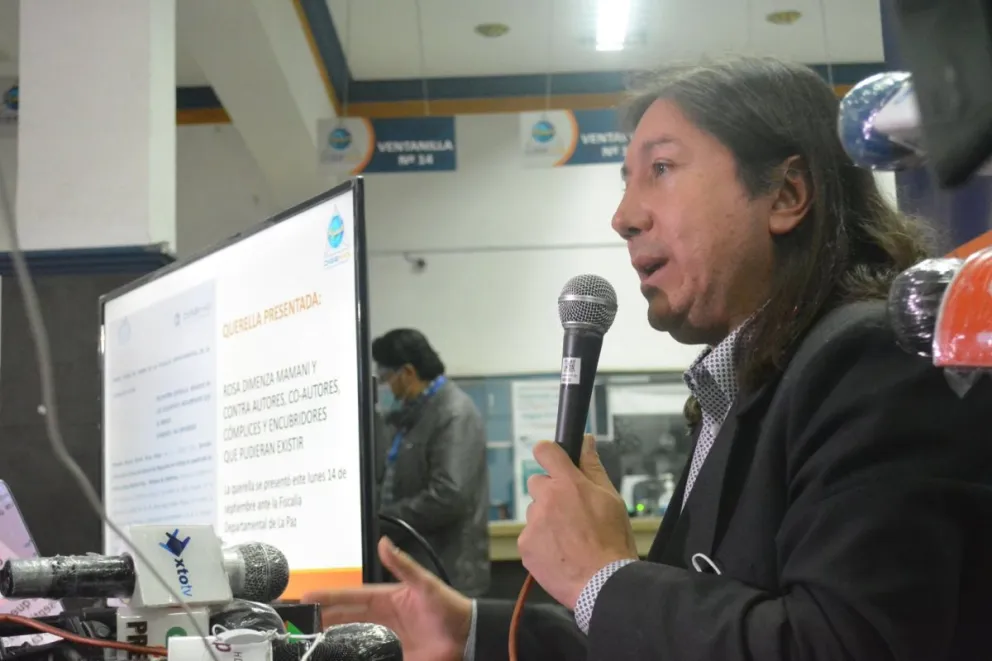 El exdirector de Migración, Marce Rivas. Foto: ABI