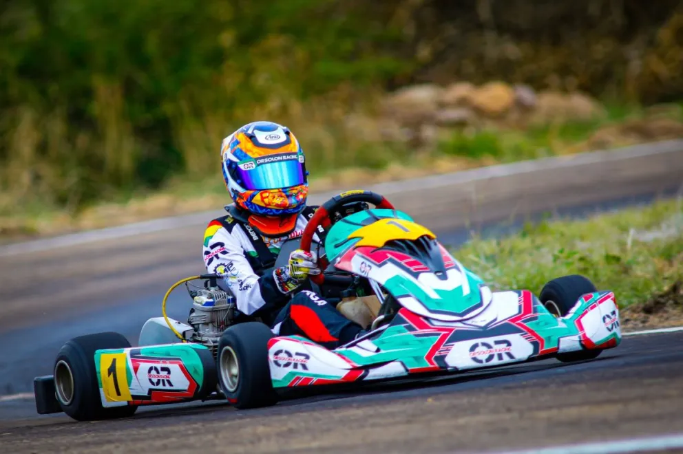 El piloto nacional en una pasada competencia. Foto: Jordy Ugarte.