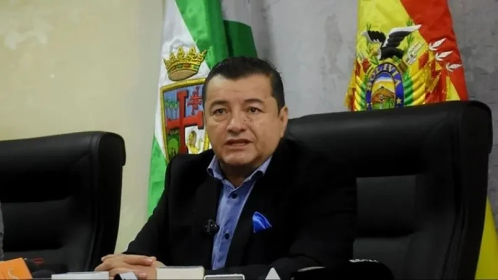 El exalcalde de Santa Cruz, Jhonny Fernández, Foto: ABI