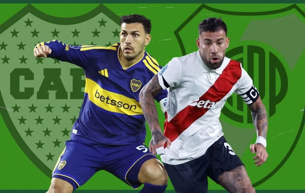 Paredes y Otamendi las figuras del clásico argentino del domingo. Foto: ESPN