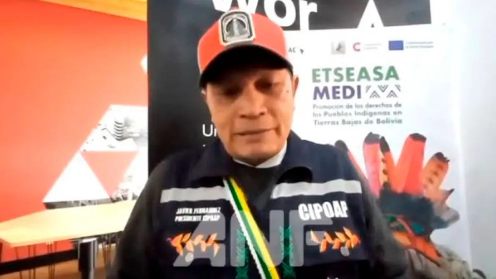 Javier Fernández Tuno, presidente de la Central Indígena de los Pueblos Originarios de la Amazonia de Pando. Foto: Radio Fides