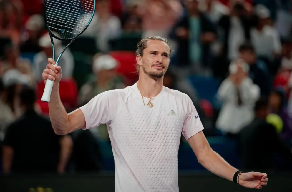 El alemán Alexander Zverev después de un partido del Masters 1000 de Shanghái. Foto: EFE