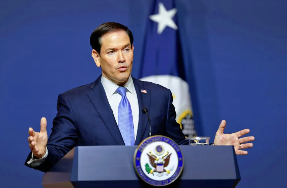El secretario de Estado de EE.UU., Marco Rubio, en la cumbre del G20, Atlanta, Georgia, EE.UU. Foto: EFE