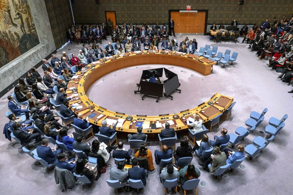 Fotografía de archivo, sesión plenaria del Consejo de Seguridad de la ONU, en Nueva York (NY, EE.UU.). Foto: EFE